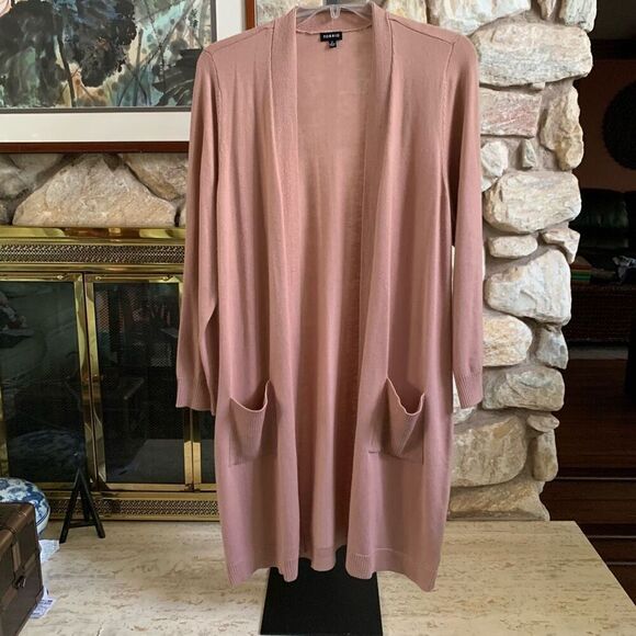 torrid Sweaters - Torrid women’s plus long blush open cardigan size 2